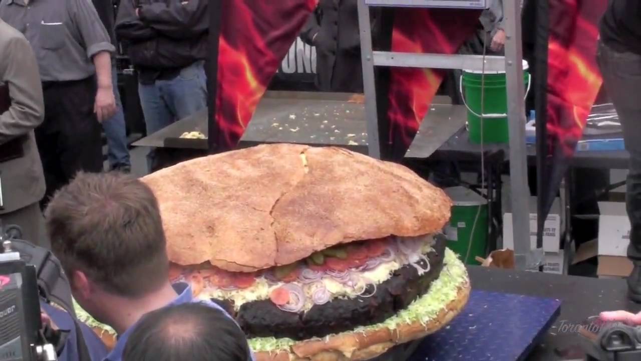 Top 6 biggest burgers in the world